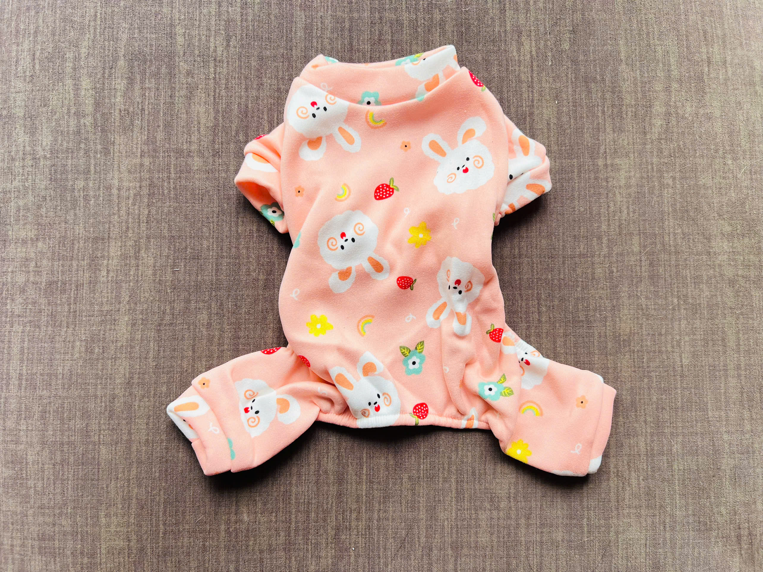 ÁO THUN NỈ HOẠ TIẾT THỎ CUTE TỪ 1-5KG DÀNH CHO THÚ CƯNG CHÓ MÈO