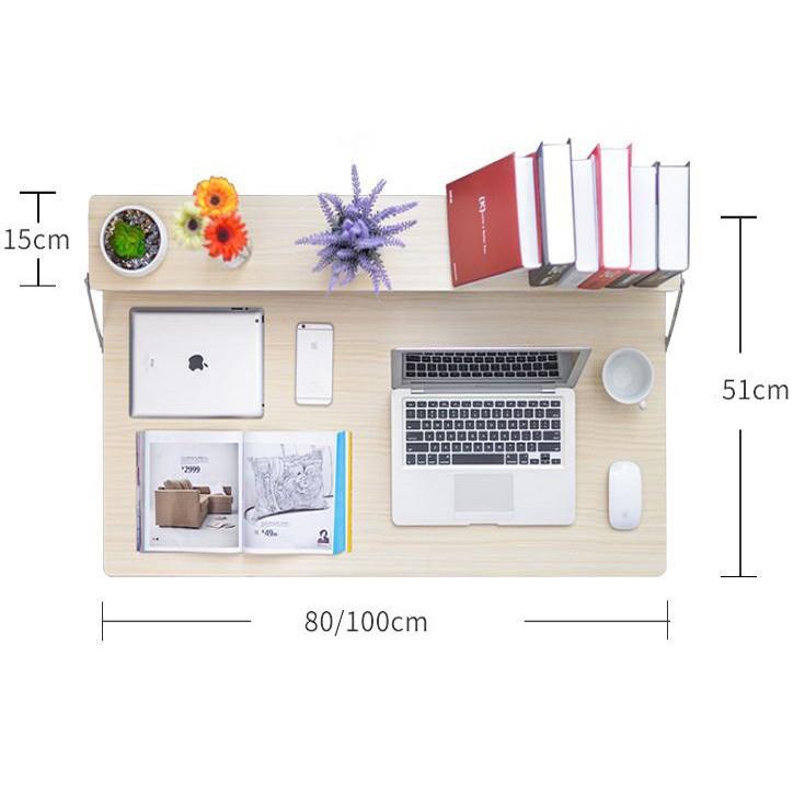 Bàn làm việc - Bàn xếp - Bàn làm việc tiện ích xếp gọn - Bàn xếp 2 tầng 80x51 - Bàn làm việc xếp gọn