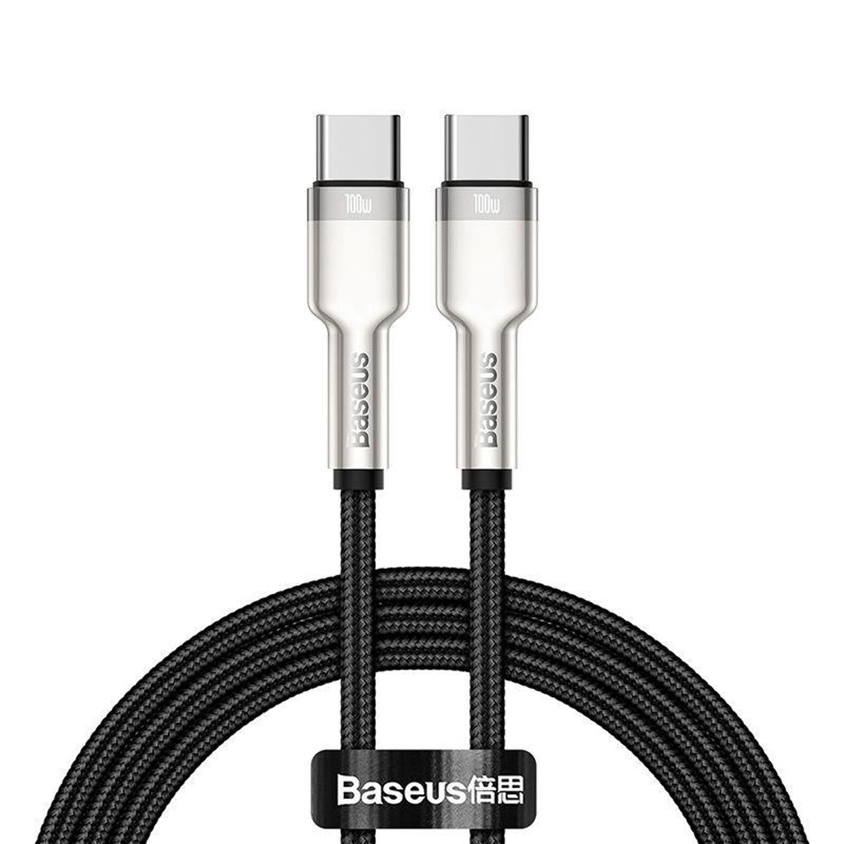 Cáp sạc Baseus Type C 100W, Cáp sạc siêu nhanh 100W Baseus Metal Data Cable Type C to Type C - Hàng nhập khẩu