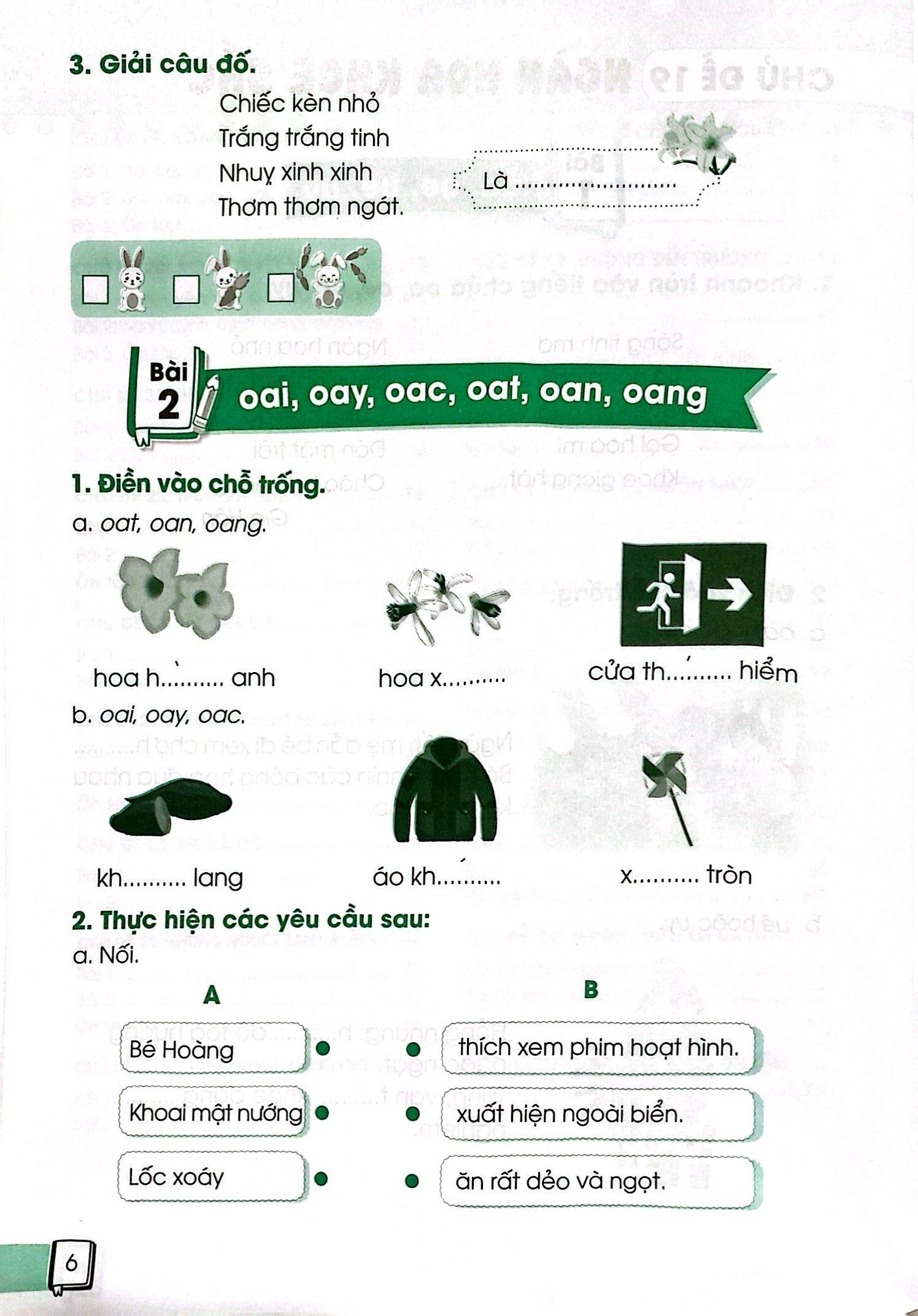 Vở Thực Hành Tiếng Việt 1 - Tập 2 (Chân Trời Sáng Tạo) (2022)