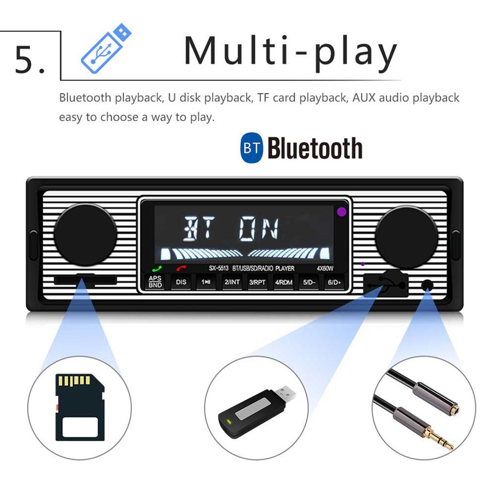 Autoradio Bluetooth Remote Control Handsfree FM Car Stereo