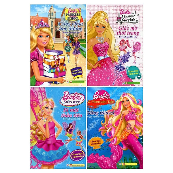 Bộ Sách Barbie Truyện Tranh Khổ Lớn