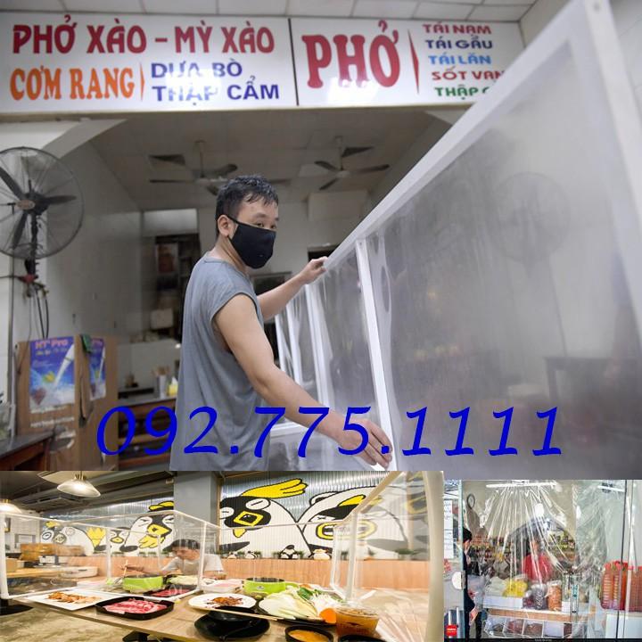 Nhựa dẻo trong suốt chắn tiếp xúc gần đa công dụng