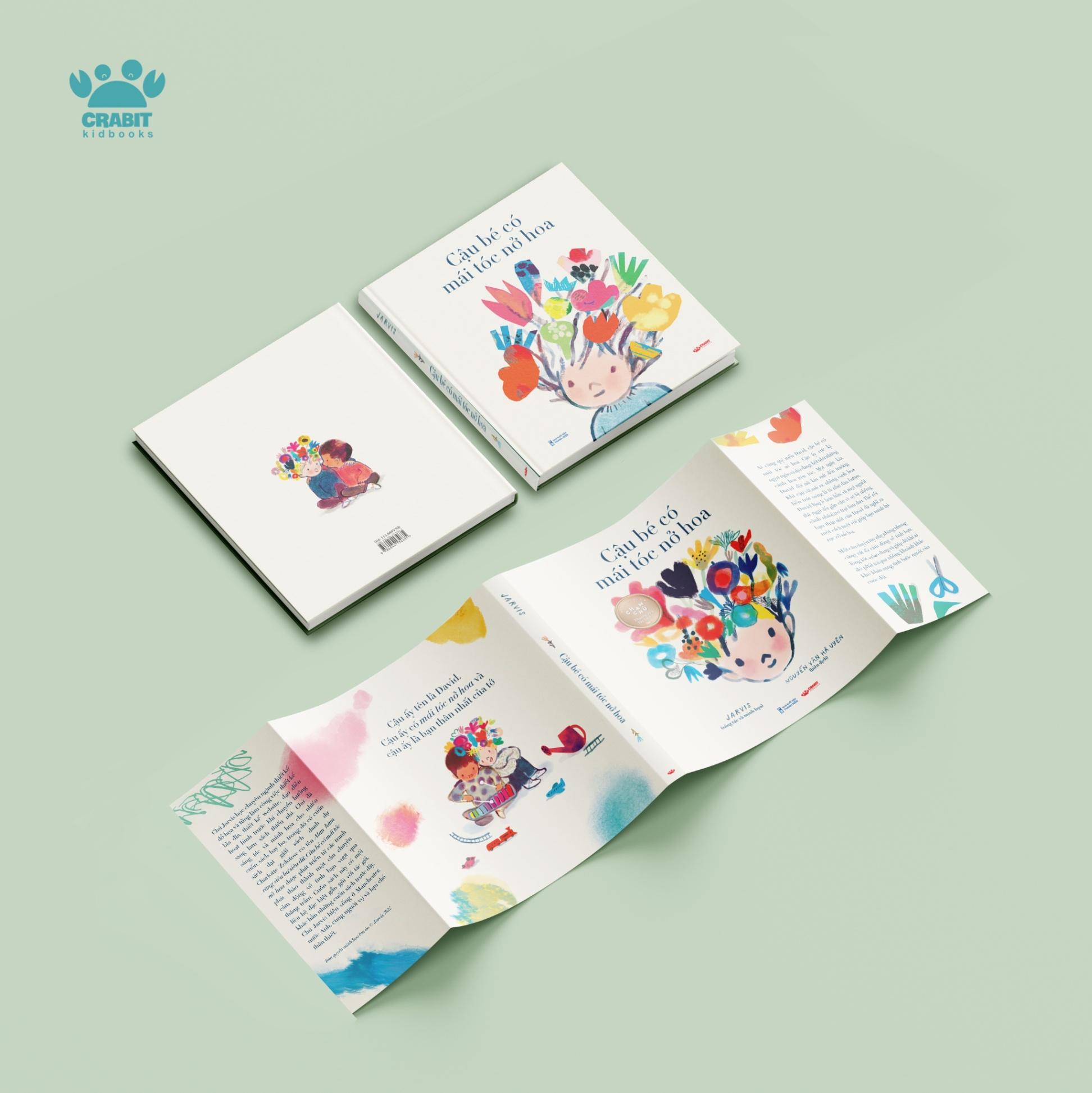 Sách - Sách Chạm Chữ - Cậu Bé Có Mái Tóc Nở Hoa - Bìa Cứng