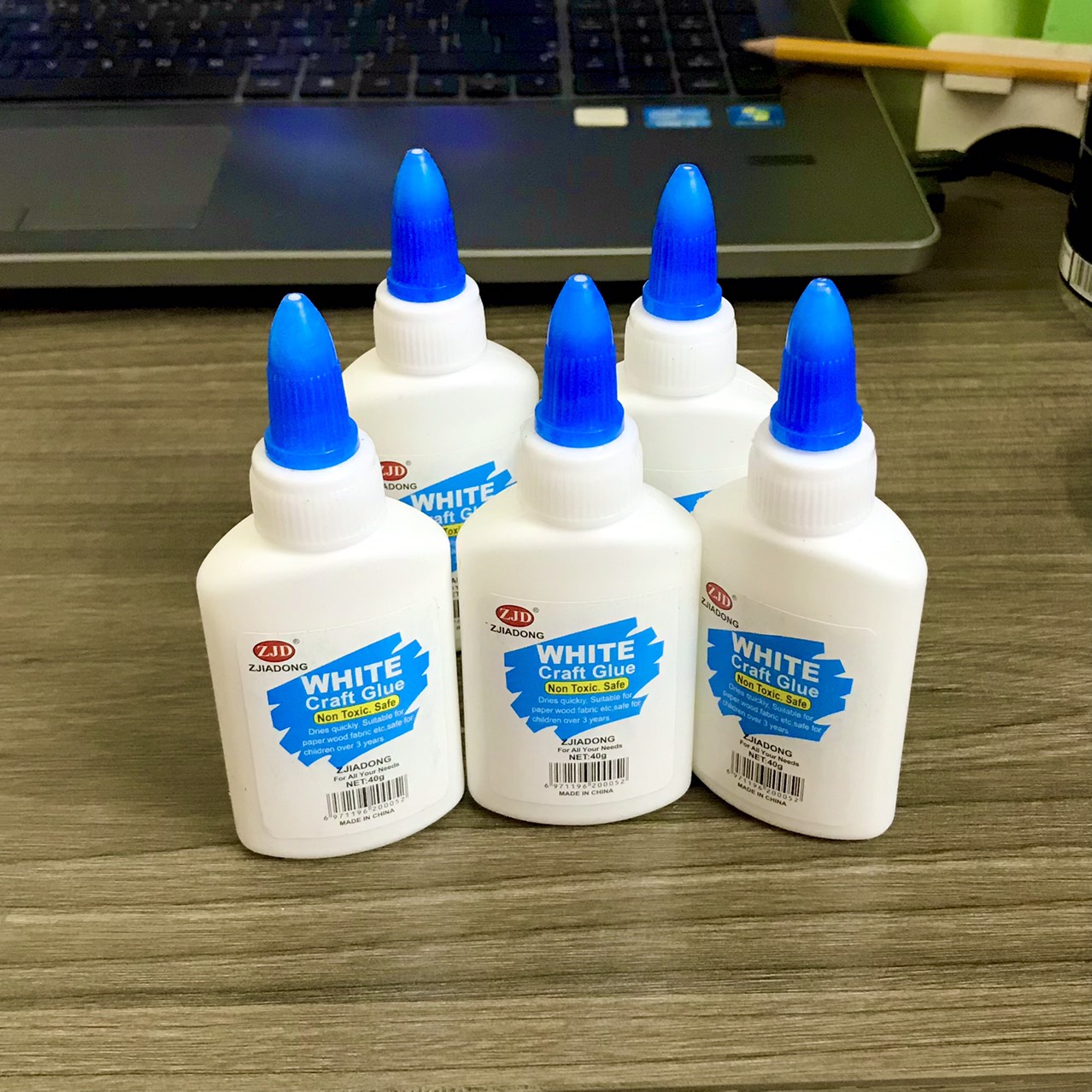 Keo sữa trong suốt 40ml dán gỗ, vải, giấy làm đồ thủ công, DIY an toàn cho người sử dụng