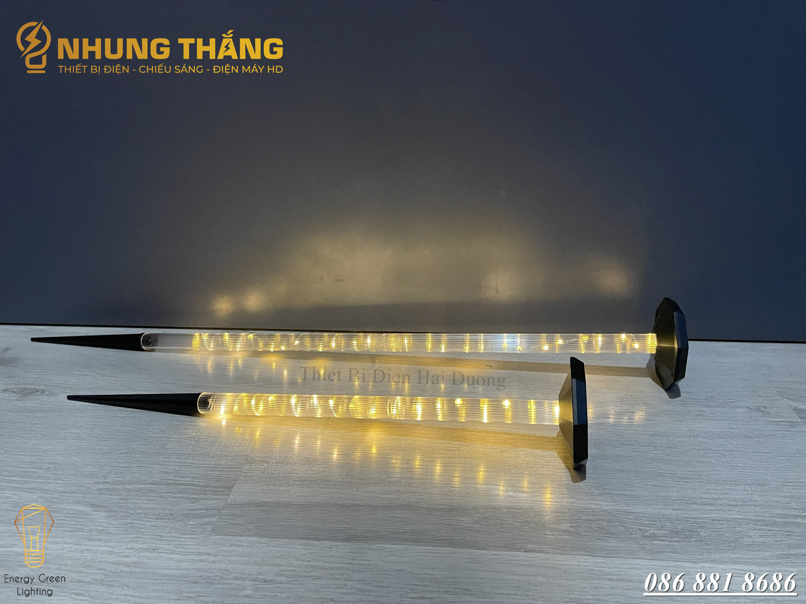 Đèn LED Cắm Cỏ Sân Vườn MT-4433 - Sử Dụng Năng Lượng Mặt Trời - 8 Chế Độ Nháy - Ánh Sáng Vàng - Chống Nước IP65 - Có Video