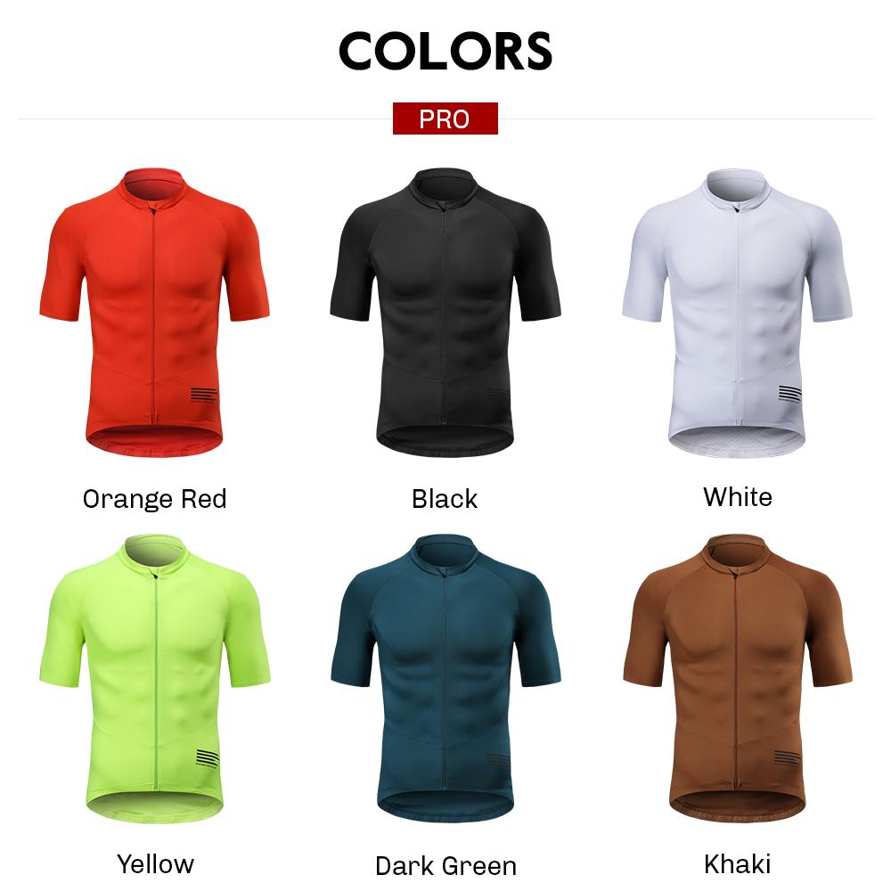 RION Nam Đi Xe Đạp Áo Sơ Mi Mùa Hè Xe Đạp MTB Quần Áo Đội Đua Cảo Tháo Áo Xe Đạp Đường Bộ Nữ Tay Ngắn Maillot Quần Áo Đồng Nhất Color: Black Size: XL