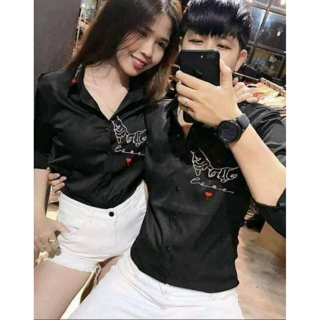 Áo sơ mi cặp đôi siêu đẹp