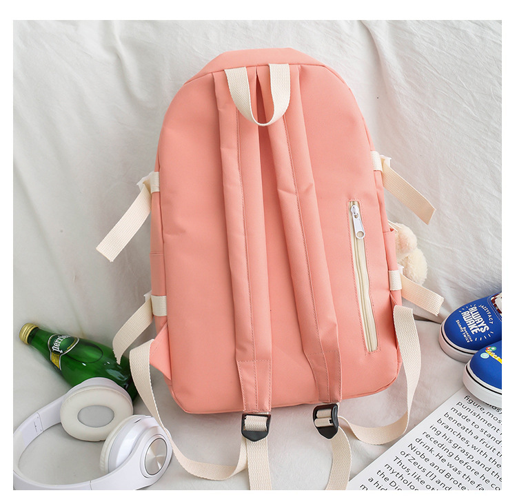 Combo set 5 món balo nữ balo cấp 1 balo cấp 2 balo cấp 3 siêu đẹp đáng yêu SUGEBAG mã 372