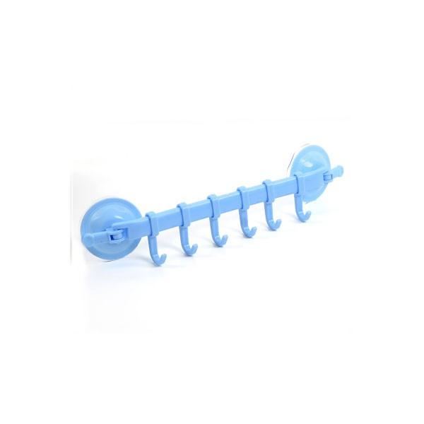 Móc treo đồ hút chân không tiện dụng thanh 6 móc Thông Minh