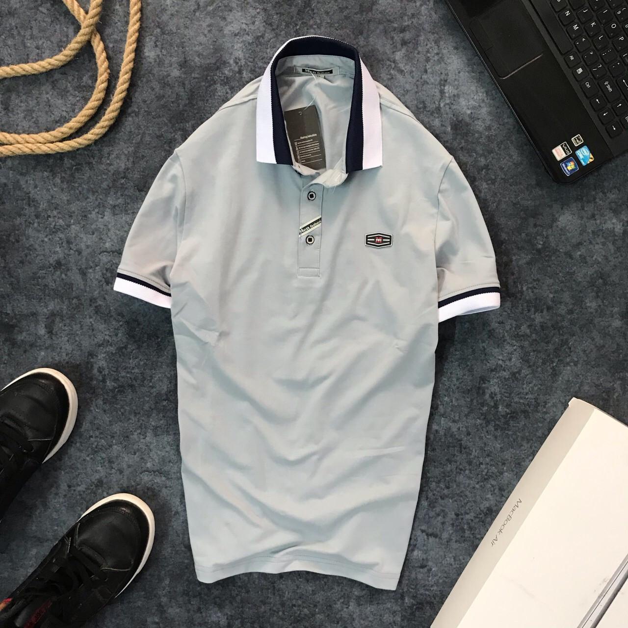 Áo Thun Nam Cotton Cổ Bẻ Co Giãn 4 Chiều
