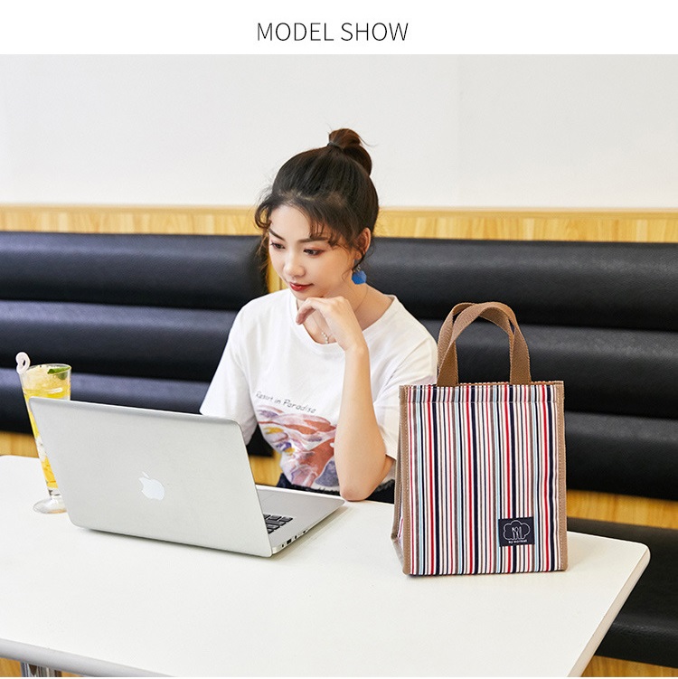 Túi Đựng Hộp Cơm Giữ Nhiệt Size Lớn, Kiểu Dáng Thời Trang Hiện Đại Ver.5 - Hàng Chính Hãng Besti