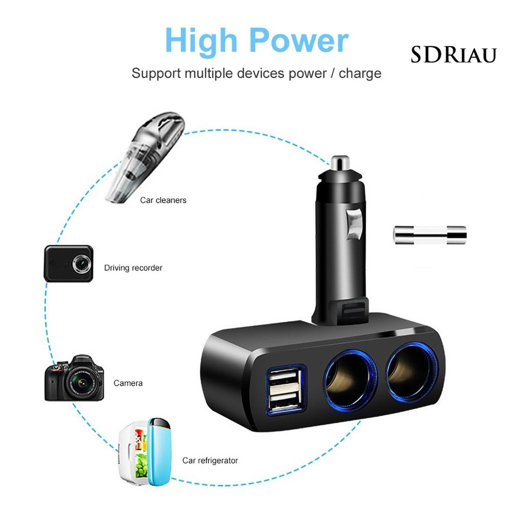 Tẩu Sạc 2 Cổng Usb Cho Xe Hơi