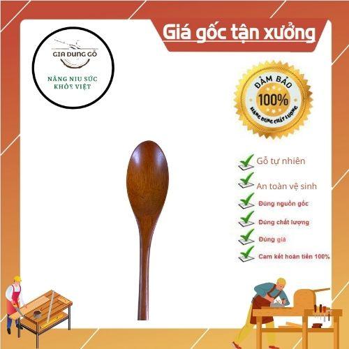 Thìa sinh tố bằng gỗ Nhãn an toàn dùng cho ăn uống ,decor - Đồ dùng nhà bếp 68