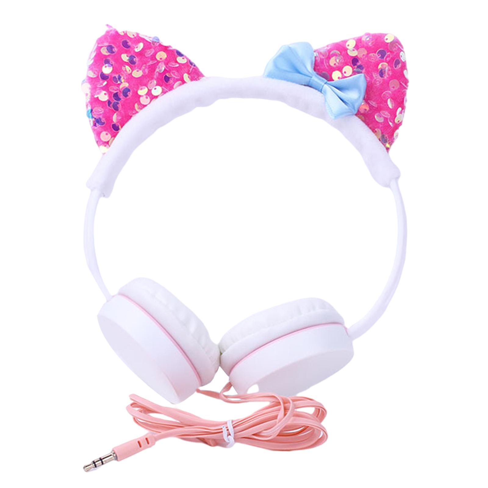 Cat Ear Headset Music Headphones Earphone for Smart Phone