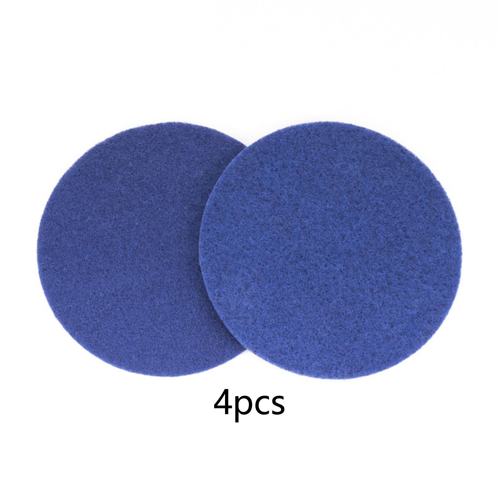 8Pcs Round Mop Replacement Pads 6.5inch Floor Cleaning Spin Pads for Electric Rotary Mop Hardwood Tile Parquet Floors and Other Floors
