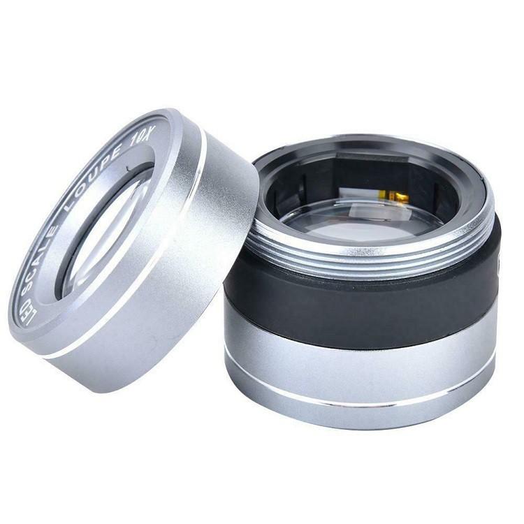 Kính Lúp ️️ Kính Lúp 10X Có Đèn Cao Cấp HH8030 - PIN SẠC
