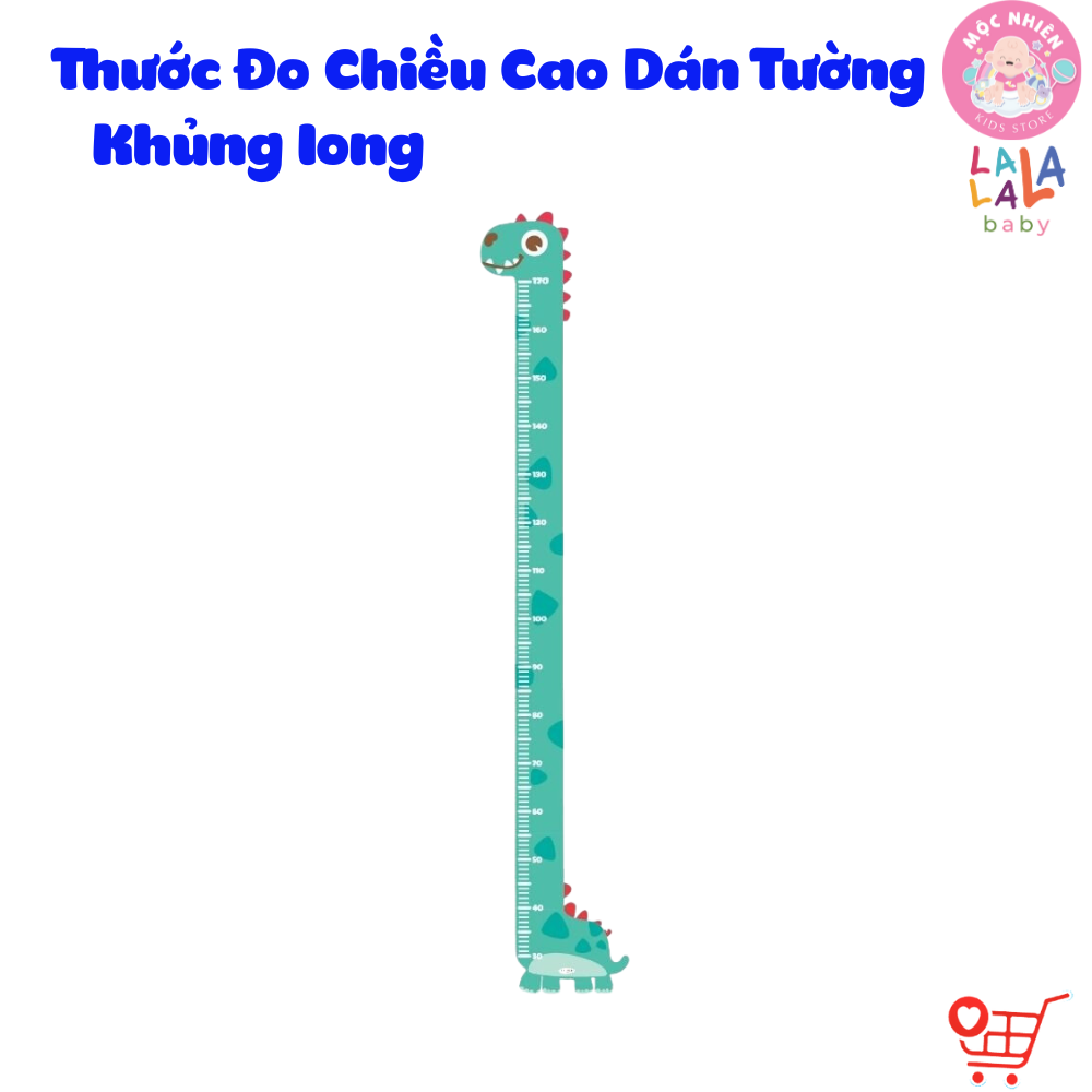 Thước Đo Chiều Cao Dán Tường cho Bé Hình Con Vật Đáng Yêu - Lalala Baby
