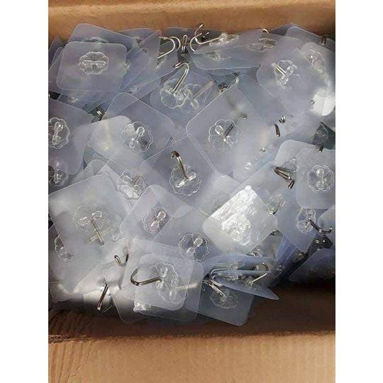 Sỉ 1000 Móc Dán Tường Trong Suốt Dán Tường Chịu Lực H001