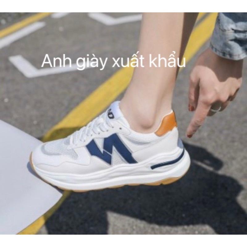 TT16 - Giày thể thao , sneaker nữa độn đế 4p kiểu dáng trẻ trung cá tính phối màu cực xinh