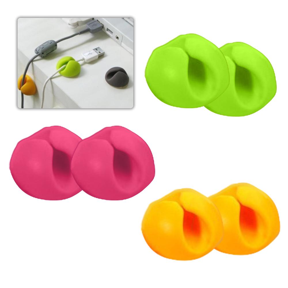 Set 6 Cái Giá Đỡ Dây Dán Bàn Dính Chắc Chắn