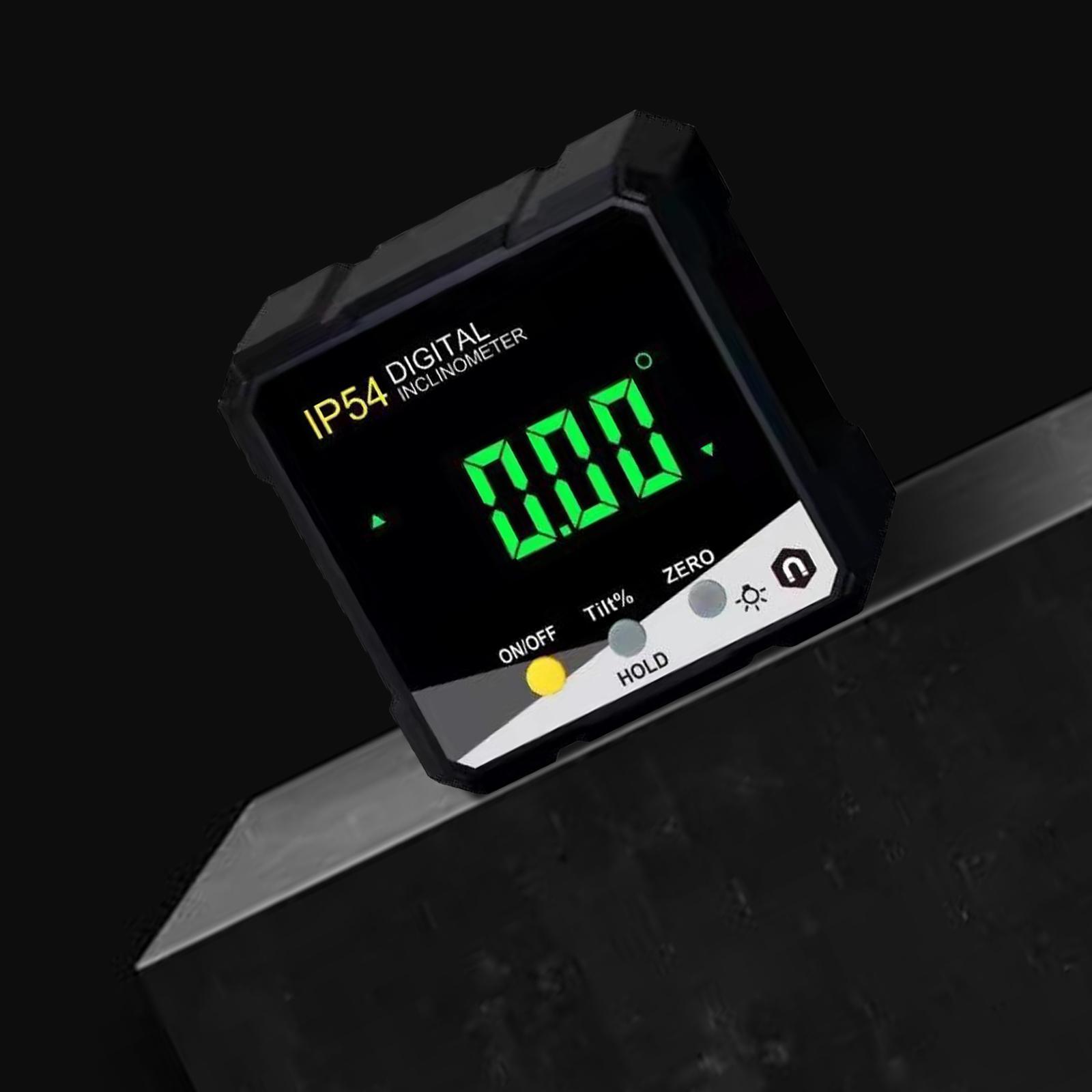 Portable Angle Finder High Precise with Magnetic Digital Inclinometer for Plumbers Carpenters