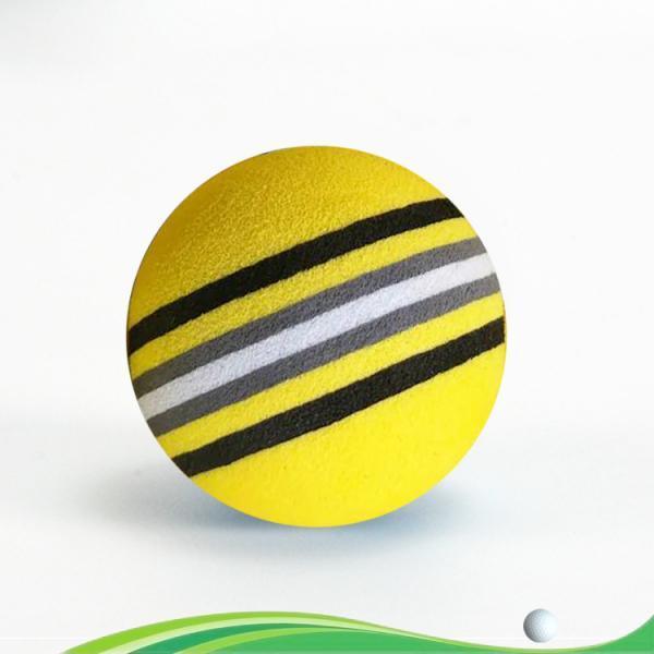 2-4pack 10 Pieces EVA Foam Sponge Golf Balls for Swing Practice Training Yellow