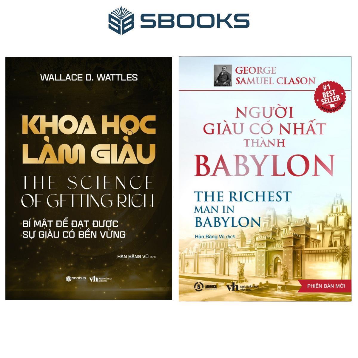 Sách Combo 2 Cuốn : Khoa Học Làm Giàu + Người Giàu Có Nhất Thành Babylon