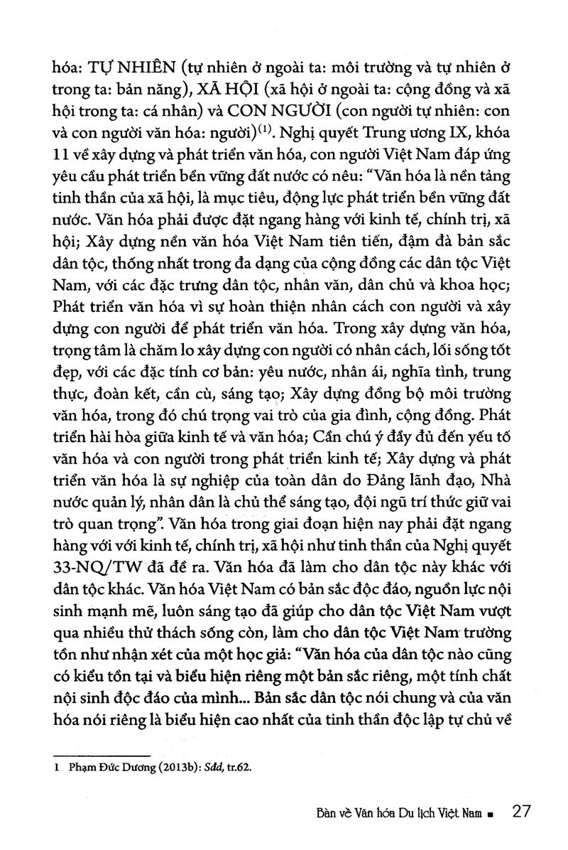Bàn Về Văn hóa Du Lịch Việt Nam