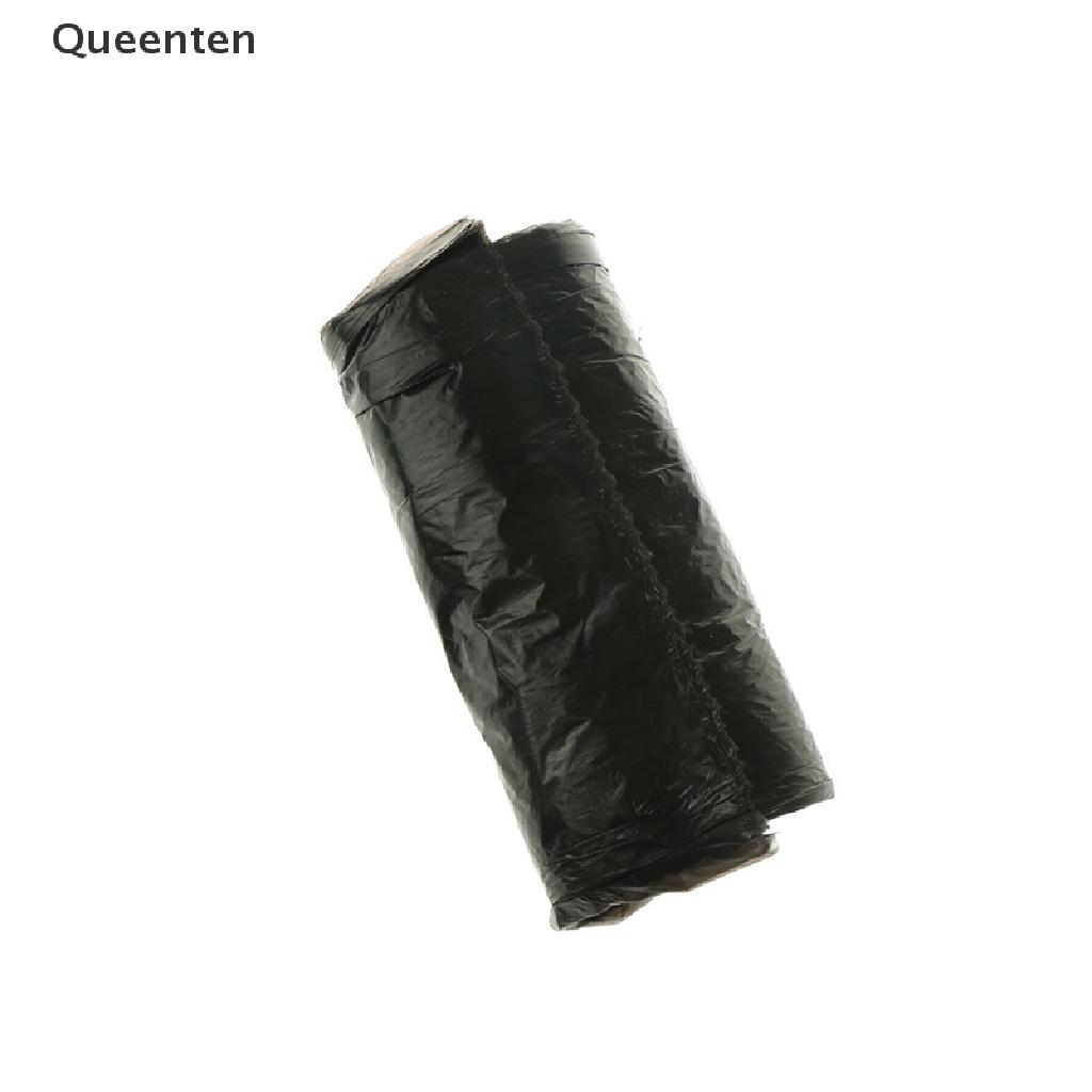 Queenten 1roll 50*60CM Garbage Bags Thick Convenient Environmental Cleaning Waste Bag Plastic Trash Bags QT