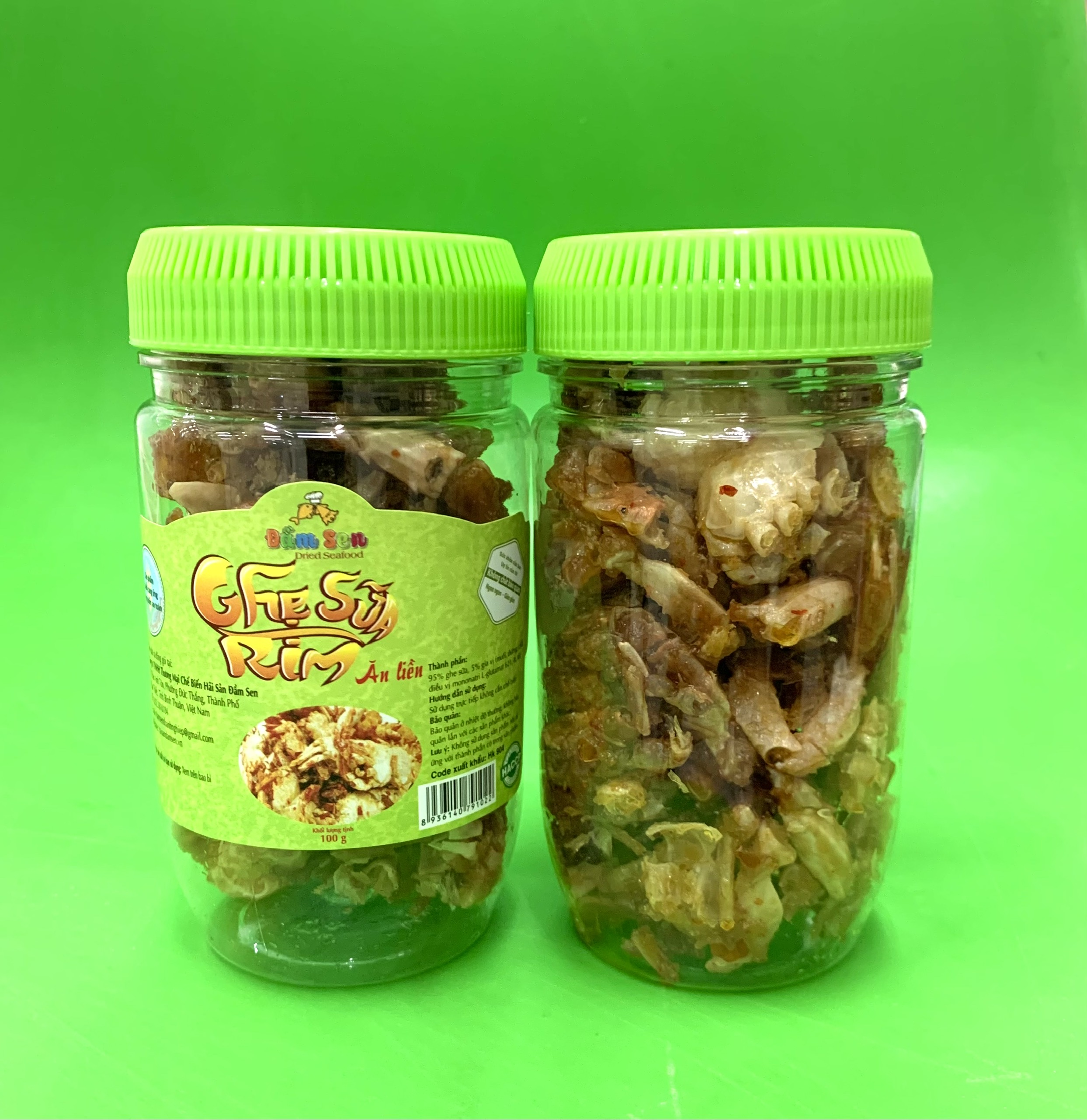 Đặc Sản Bình Thuận - Ghẹ Sữa Rim Đầm Sen - 1Kg - Ocop 4 Sao