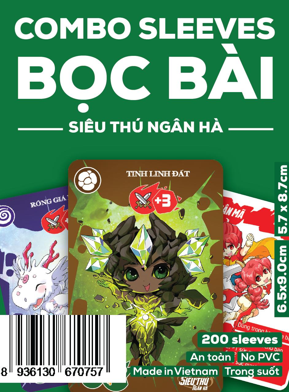 Sleeves bọc bài trọn bộ board game Lớp học Mật ngữ - Siêu Thú Ngân Hà