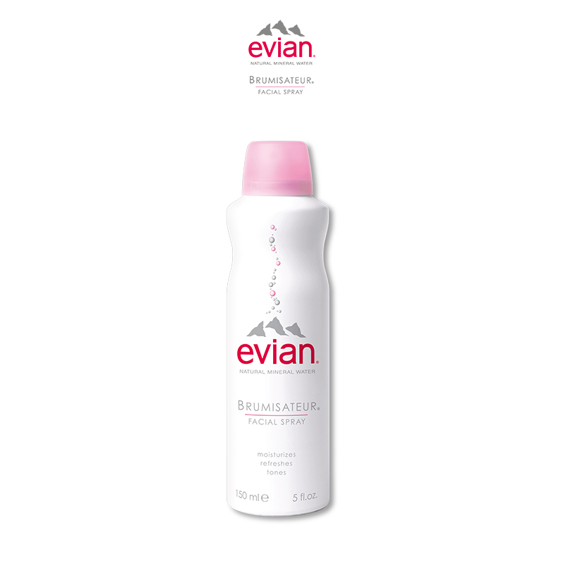 Combo 2 Xịt khoáng Evian Cấp Ẩm Và Làm Dịu Da Spray Brumisateur Natural Mineral Water 150ml