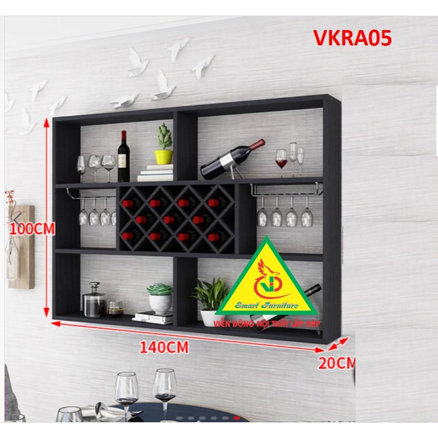 Kệ trang trí treo tường VKRA05A - Nội thất lắp ráp