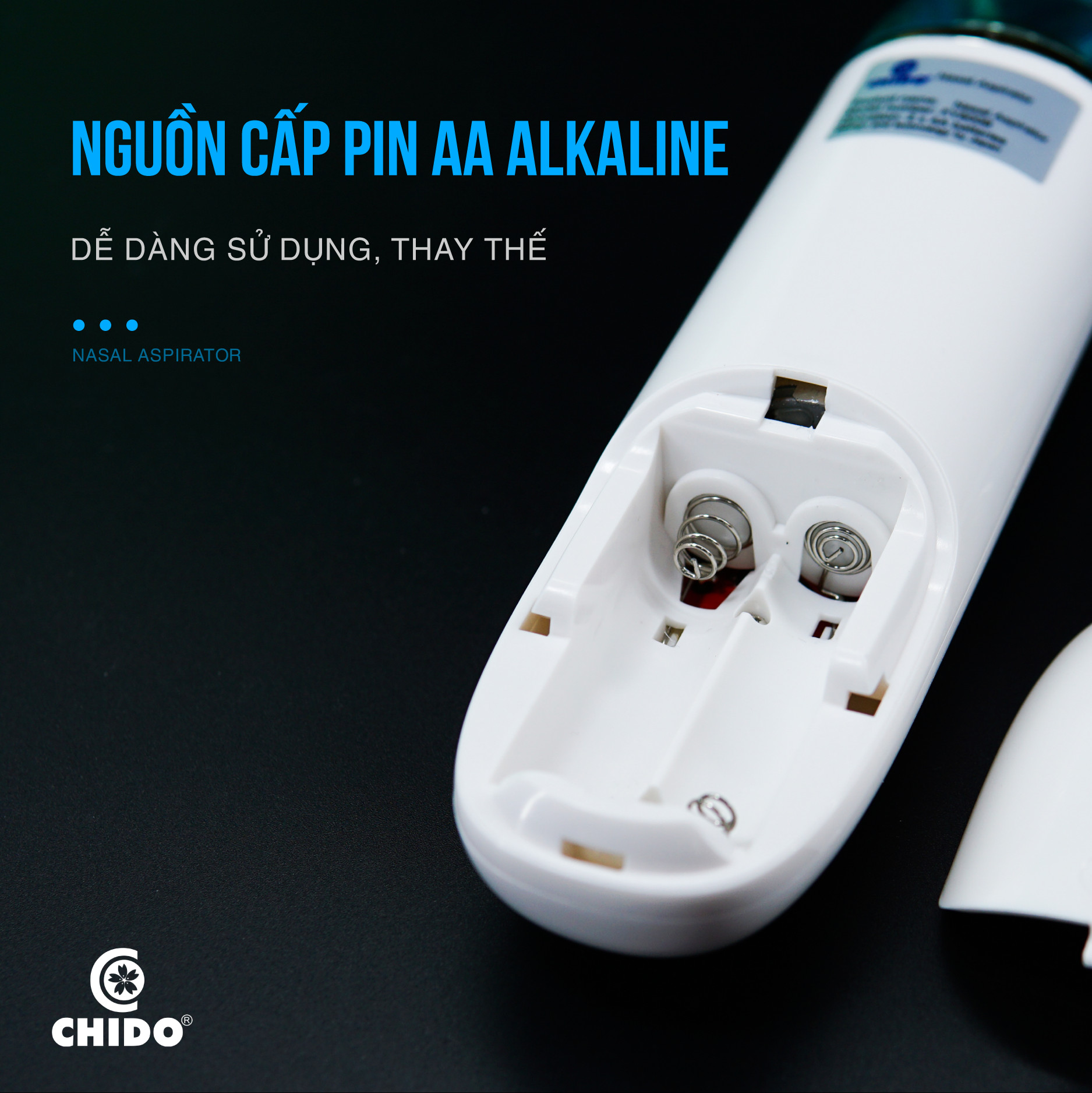 Máy Hút Mũi Điện Cao Cấp Chido 3 cấp độ dành cho bé.