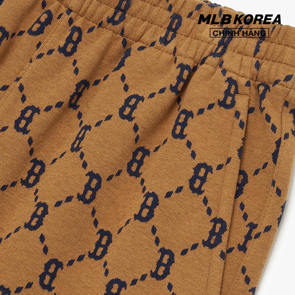 MLB - Quần shorts lưng thun Dia Monogram Allover 3ASPM0124