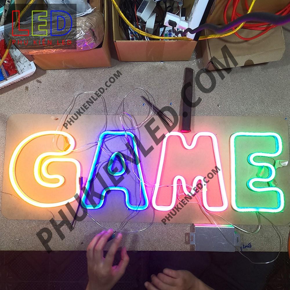 Đèn Led Neon Chữ GAME Nhiều Màu - GAME LED Neon Sign, Đèn Led Neon Game ...