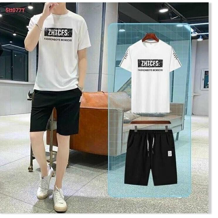 SET BỘ THUN HÈ THỂ THAO NAM CỰC CHẤT , SIÊU HOT HÈ 2021 THỜI TRANG LANO STORE