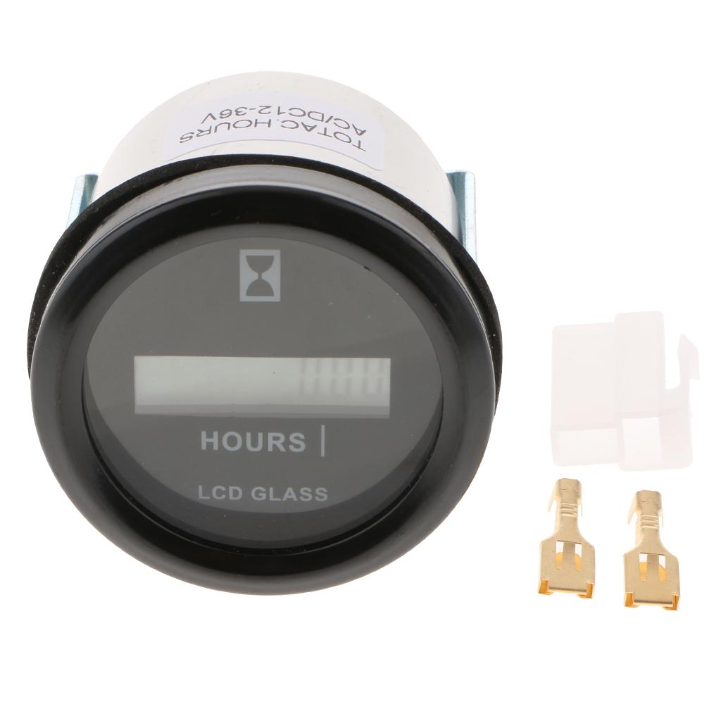 LY-748A Digital LED Battery Indicator and Hour Meter DC12-36V Meter Gauge