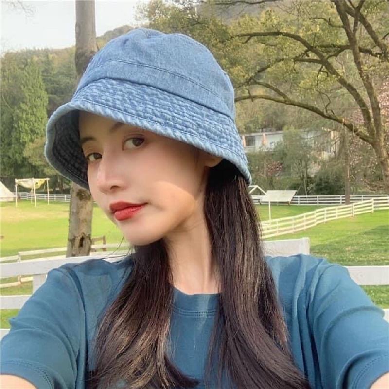 Nón Bucket jean xịn xò