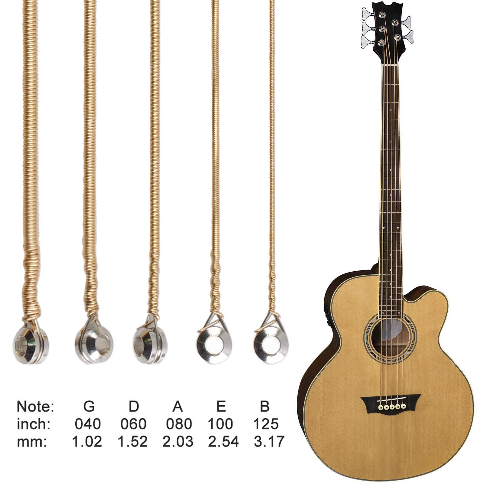 Acoustic Guitar Strings Replacement Bronze Guitar Strings for Acoustic Folk Guitar Accessory Beginners Performers