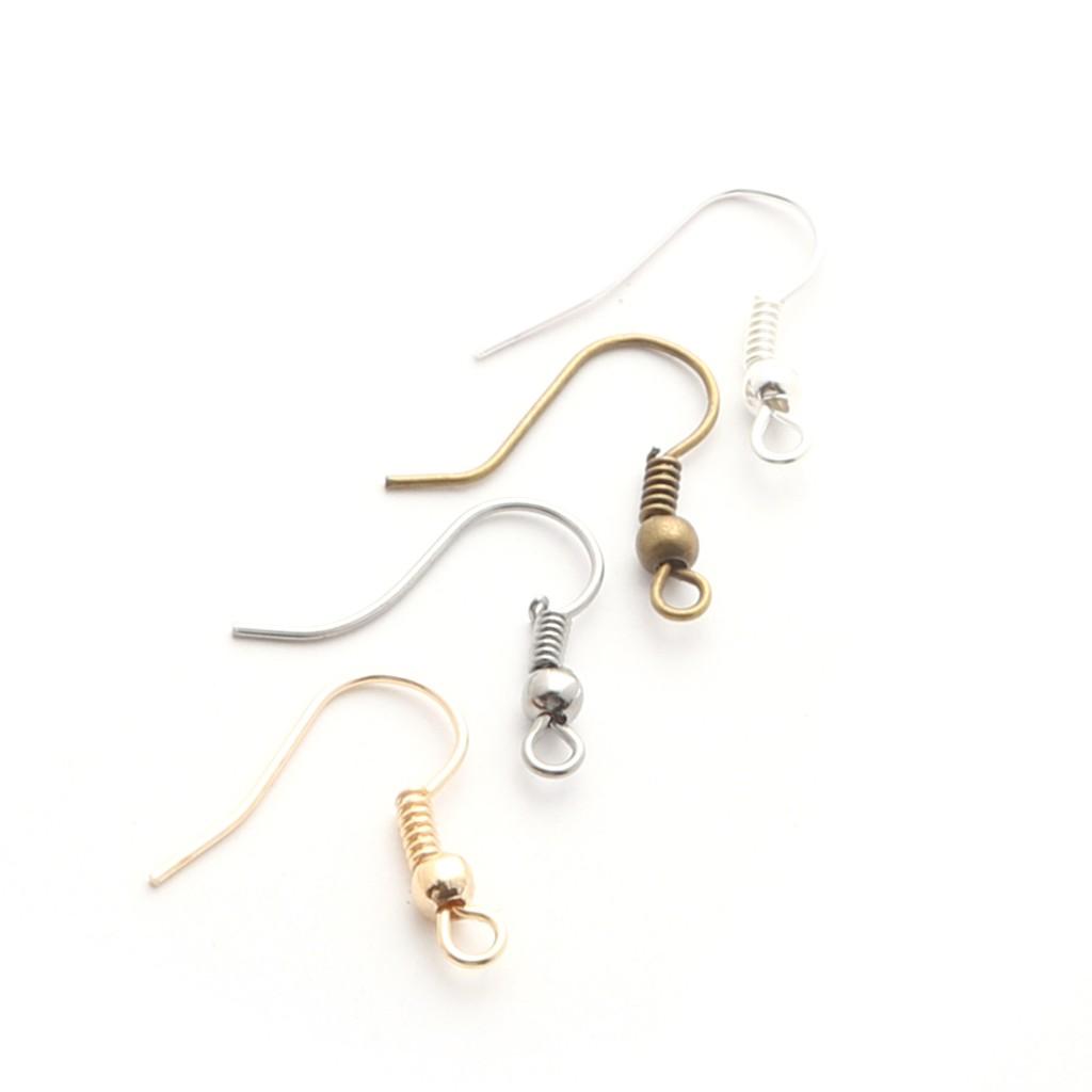 Set 200 Móc Cài Dùng Làm Hoa Tai 20x22mm Handmade
