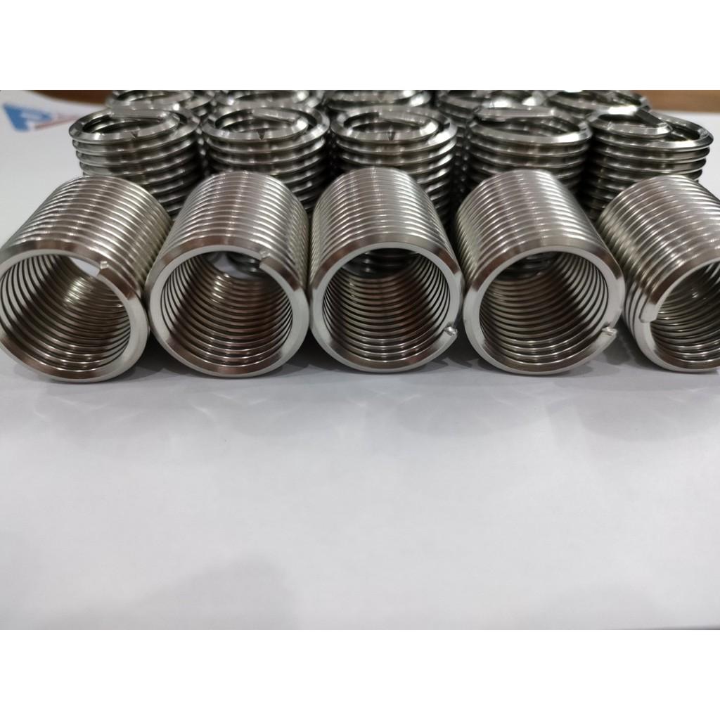 Combo 100c ren cấy helicoil M2, M2.5, M3,M4 chất liệu inox 304