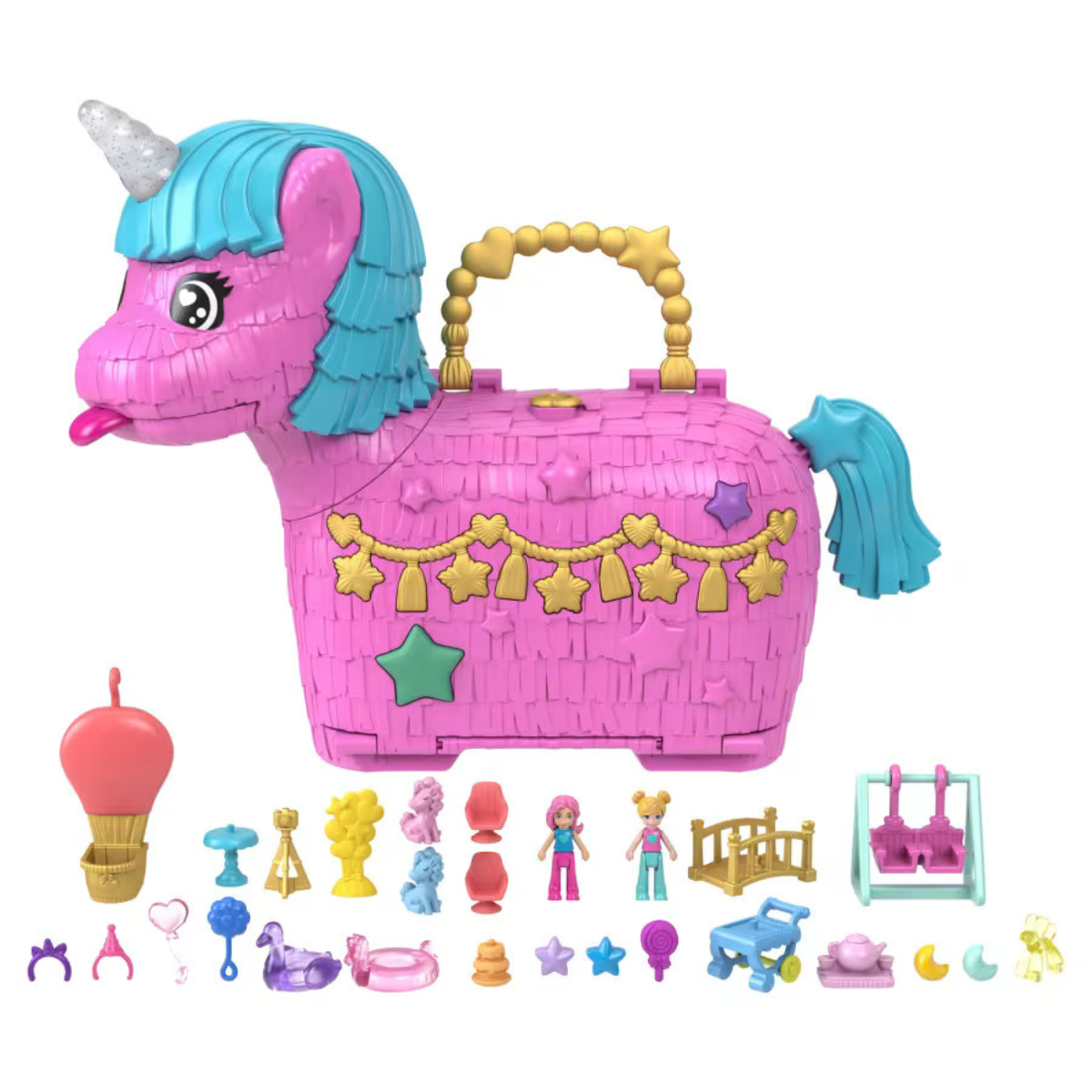 Đồ Chơi Polly Pocket Và Bữa Tiệc Kỳ Lân Phiên Bản 35 Năm POLLY POCKET HWP07