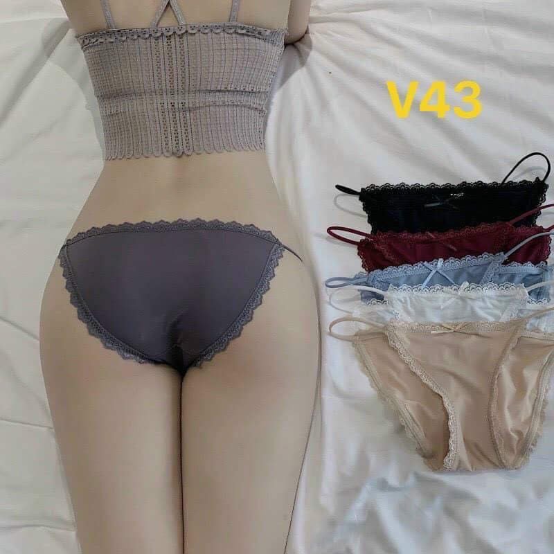 Quần Lót Nữ Lọt Khe Cotton Thun Lạnh Dây Sexy