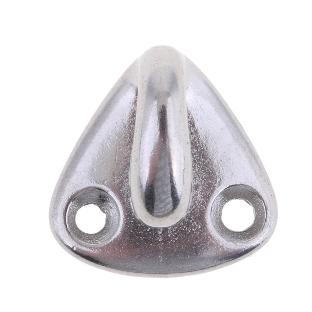 2pcs Marine Grade Stainless Steel Boat Hook Coat and Hat Hook Wall Mount