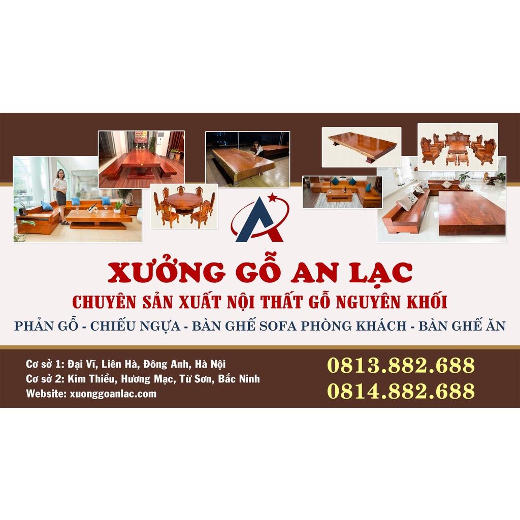 Sofa gỗ gõ đỏ nguyên khối 13053