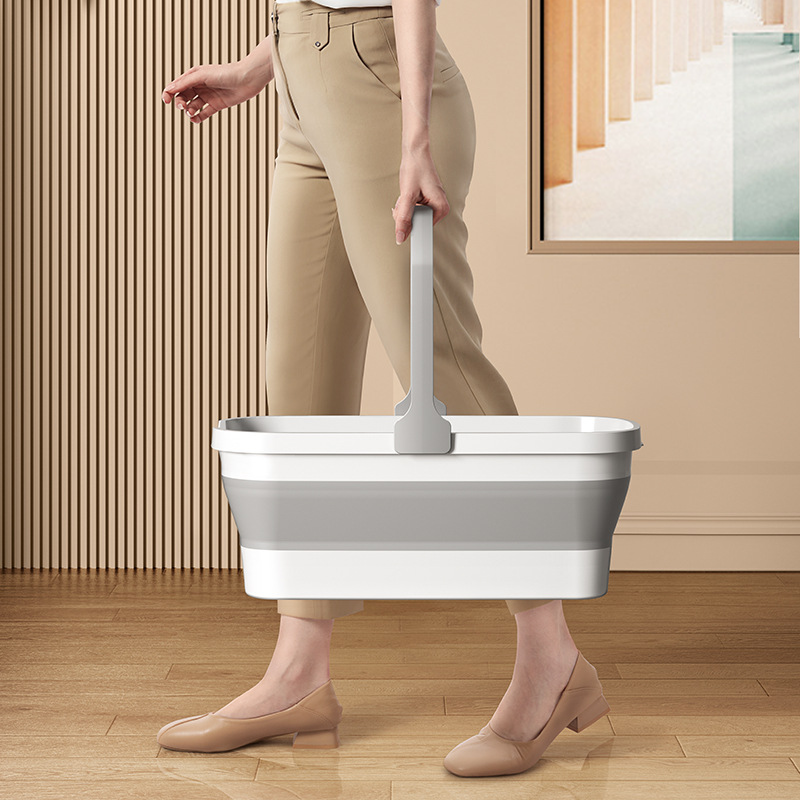 Xô Nhựa Cao Cấp Gấp Gọn Đa Năng Damas, Xô Nước Lau Nhà Vệ Sinh Nhà Cửa  - Chất Liệu Nhựa PP An Toàn Cho Người Tiêu Dùng - Dung Tích 12L Phù Hợp Với Nhiều Nhu Cầu Sử Dụng: Rửa Xe, Câu Cá, Để Đồ Đạc,...Thiết Kế Kèm Quai Xách Tay Thuận Tiện Di Chuyển