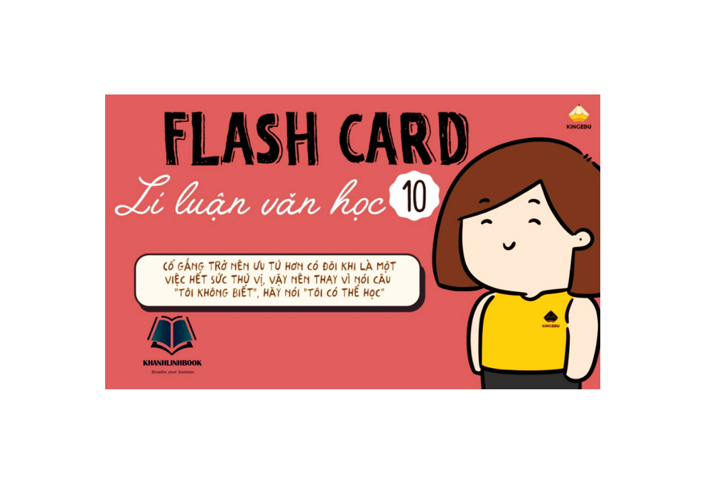 Sách - Flash card Lý luận văn học 10 (Kingedu)