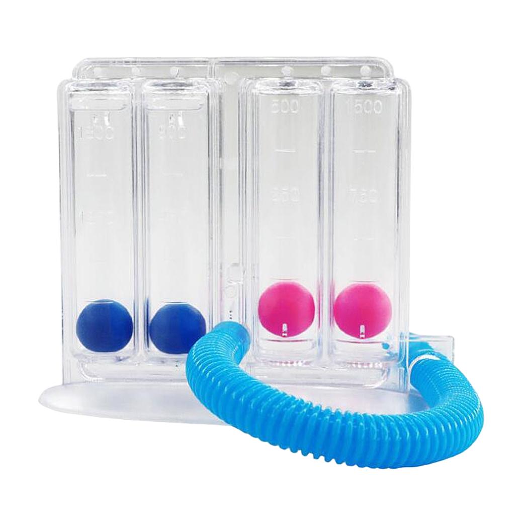 Lung Deep Breathing Trainer Exerciser Device Incentive Spirometer